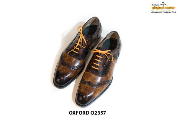 Giày da nam hàng hiệu thời trang Oxford O2357 001