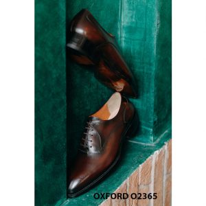 Giày tây nam da bò nhập khẩu Oxford O2365 001