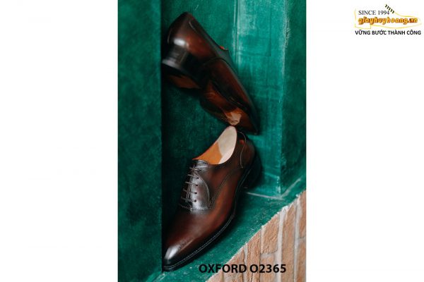 Giày tây nam da bò nhập khẩu Oxford O2365 001