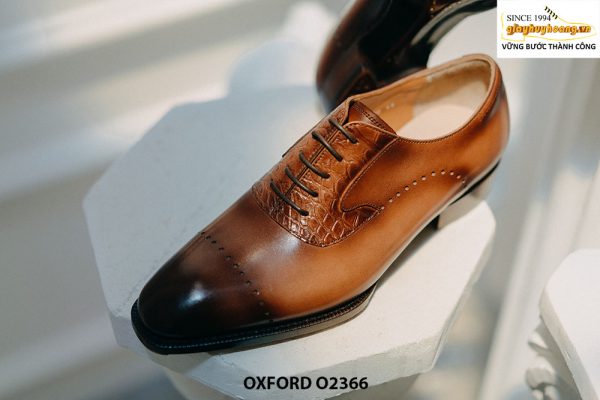 Giày tây nam sang trọng đẹp phong cách Oxford O2366 004