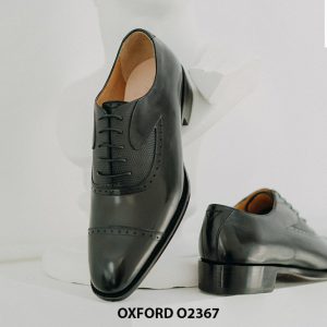Giày tây nam nhập khẩu da bê từ Ý italy Oxford O2367 005