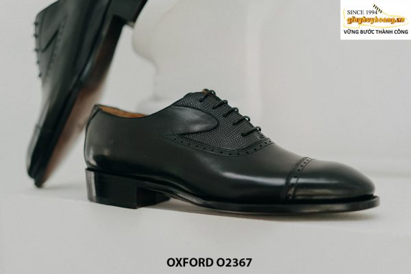 Giày tây nam nhập khẩu da bê từ Ý italy Oxford O2367 003