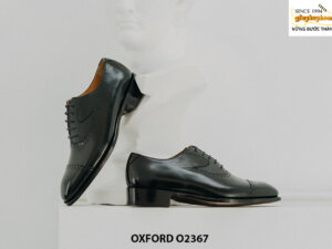 Giày tây nam nhập khẩu da bê từ Ý italy Oxford O2367 002