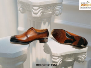 Giày tây nam thiết kế sáng tạo Wholecut Oxford O2368 005