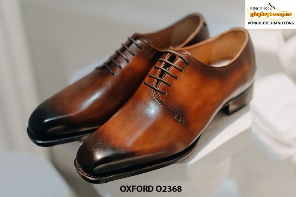 Giày tây nam thiết kế sáng tạo Wholecut Oxford O2368 003