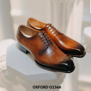 Giày tây nam thiết kế sáng tạo Wholecut Oxford O2368 002