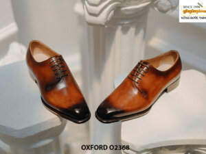 Giày tây nam thiết kế sáng tạo Wholecut Oxford O2368 001