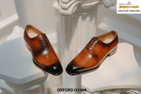 Giày tây nam thiết kế sáng tạo Wholecut Oxford O2368 001