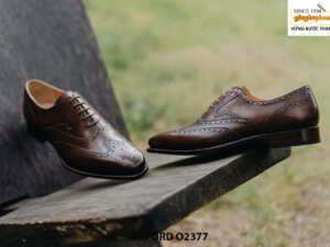 Giày da nam hàng hiệu thủ công Oxford O2377 003