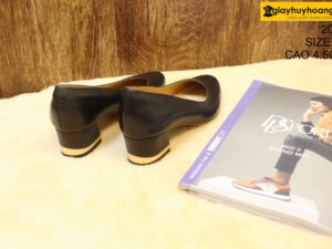 [Size 36] Giày da bò nữ cao gót 4.5cm Female 2035 003