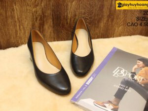 [Size 36] Giày da bò nữ cao gót 4.5cm Female 2035 002
