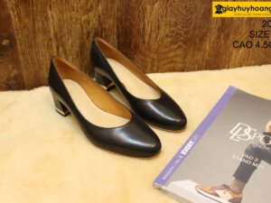 [Size 36] Giày da bò nữ cao gót 4.5cm Female 2035 001