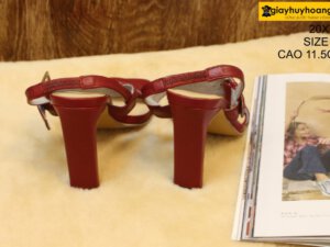 [Size 37] Sandal da bò nữ cao gót 11.5cm Female 20XTD 003
