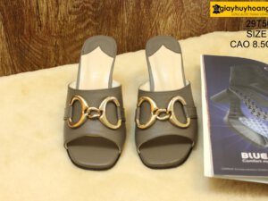 [Size 36] Dép da bò nữ cao gót 6cm Female 29T50M 002