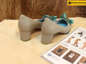 [Size 37] Giày da bò nữ cao gót 6cm Female 512TOOL 004