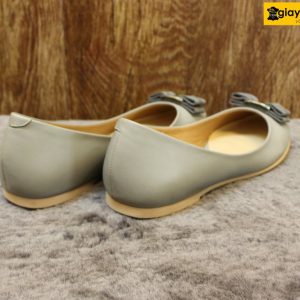 [Size 37] Giày da búp bê nữ màu xám Female LU 004
