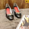 [Size 34.37] Giày da nữ cao gót 6cm đen Female S21TOO1 001