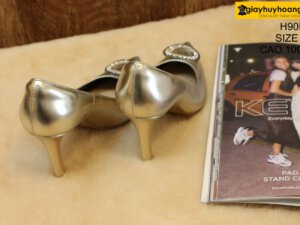 [Size 37] Giày da bò nữ cao gót 10cm Female H90ES 004