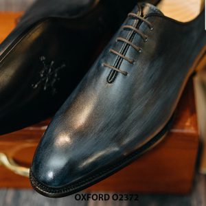 Giày tây nam da trơn màu nhuộm thủ công Oxford O2372 006