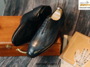 Giày tây nam da trơn màu nhuộm thủ công Oxford O2372 004