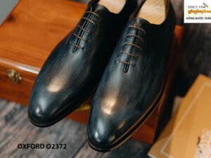 Giày tây nam da trơn màu nhuộm thủ công Oxford O2372 001