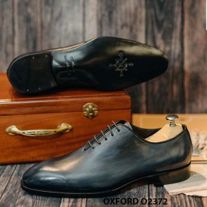 Giày tây nam da trơn màu nhuộm thủ công Oxford O2372 003