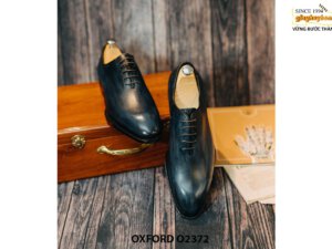 Giày tây nam da trơn màu nhuộm thủ công Oxford O2372 002