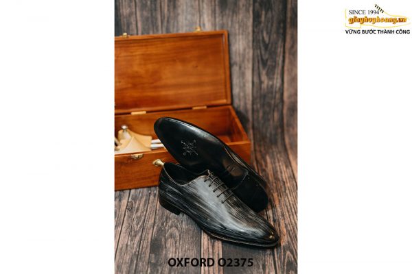 Giày da nam thủ công hàng hiệu Oxford O2375 004