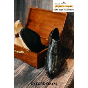 Giày da nam thủ công hàng hiệu Oxford O2375 002