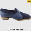 [Outlet size 40] Giày lười nam da lộn Navy Loafer ADT02M 001
