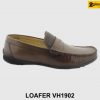 [Outlet 39+42] Giày lười nam đế bằng màu nâu Loafer VH1902N 001