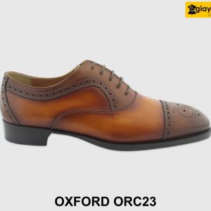 [Outlet size 38.39.40] Giày tây nam vàng bò Oxford ORC23 001