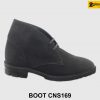 [Outlet size 41] Giày chukka boot nam da lộn màu đen CNS169 001