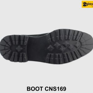 [Outlet size 41] Giày chukka boot nam da lộn màu đen CNS169 003