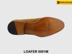 [Outlet size 42] Giày lười nam phối da vân Penny Loafer 0001M 003