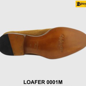 [Outlet size 42] Giày lười nam phối da vân Penny Loafer 0001M 003