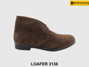 [Outlet size 42] Giày chukka boot nam da lộn hàng hiệu 3136 001