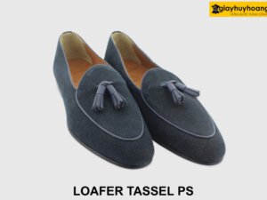[Outlet size 42] Giày da lộn nam thời trang Loafer PS Tassel 006
