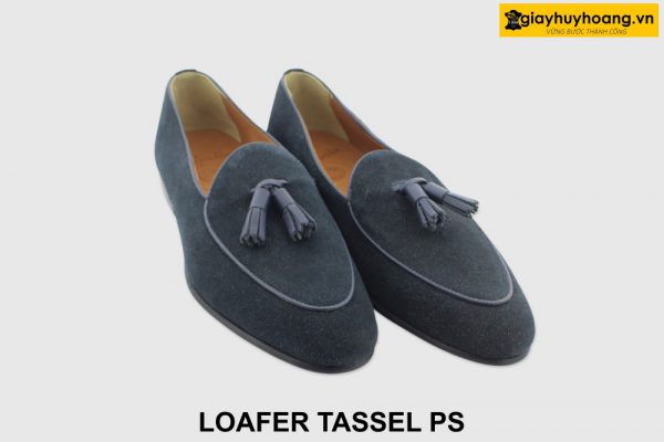 [Outlet size 42] Giày da lộn nam thời trang Loafer PS Tassel 006