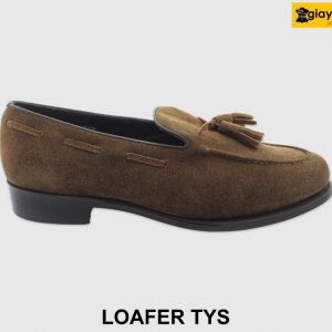 [Outlet 44] Giày lười nam da lộn có chuông Tassel Loafer TYS 001