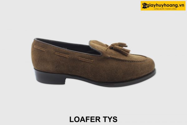 [Outlet 44] Giày lười nam da lộn có chuông Tassel Loafer TYS 001