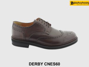 [Outlet size 43] Giày da nam đục lỗ Wingtips Derby CNS60 001