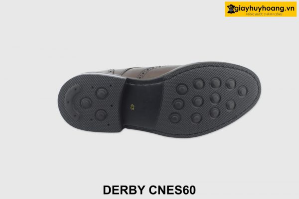 [Outlet size 43] Giày da nam đục lỗ Wingtips Derby CNS60 006