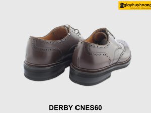 [Outlet size 43] Giày da nam đục lỗ Wingtips Derby CNS60 005
