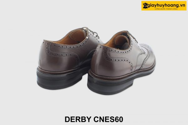 [Outlet size 43] Giày da nam đục lỗ Wingtips Derby CNS60 005