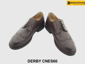 [Outlet size 43] Giày da nam đục lỗ Wingtips Derby CNS60 004