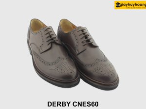 [Outlet size 43] Giày da nam đục lỗ Wingtips Derby CNS60 003