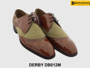 [Outlet size 41] Giày da nam đế da bò Derby DB012M 003