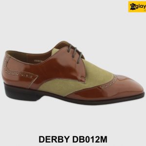 [Outlet size 41] Giày da nam đế da bò Derby DB012M 001