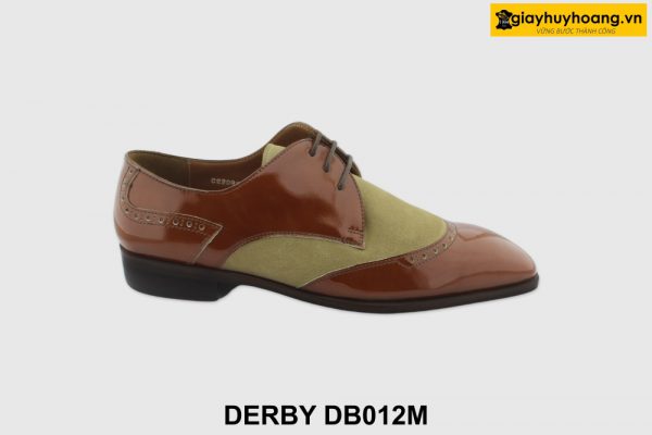 [Outlet size 41] Giày da nam đế da bò Derby DB012M 001